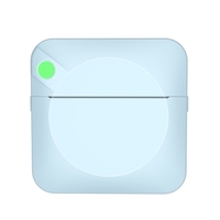 Mini imprimante thermique portable sans fil BT 200dpi étiquette photo mémo mauvaise question impression avec 1 rouleau de papier