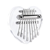 Mini Kalimba 8 touches Piano en cristal acrylique transparent