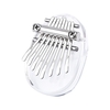 Mini Kalimba 8 touches Piano en cristal acrylique transparent