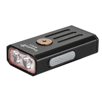 Mini lampe de poche avec lampe à main rechargeable IP66 à lumière UV/rouge pour la randonnée en camping à la recherche d