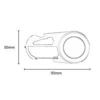 Mini lampe de poche porte-clés avec décapsuleur 180 degrés rotation Rechargeable