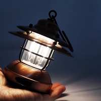Mini lanterne de camping suspendue USB lumière extérieure