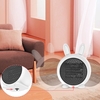 Mini lapin design petit interrupteur de chauffage électrique portable 800 W et capteur de protection contre la surchauffe faible haute qualité utilisé dans la chambre bureau de travail cuisine Den blanc US