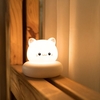 Mini LED flexible veilleuse USB rechargeable mignon lapin/ours/chat/canard bébé alimentation lampe Dimmable 3 niveaux de luminosité lampe de lecture portable