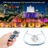 Mini LEDs RGB lumière submersible lampe colorée sous-marine bougie lumière IP68 résistance à l