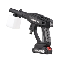 Mini machine à laver de voiture au lithium portative lave-auto électrique sans fil pistolet à eau de lavage de voiture sans fil