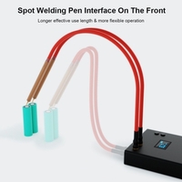 Mini machine de soudage par points réglable à 6 vitesses 11000mAh Dispositif de charge Machine à souder domestique avec interface de type C Écran OLED pour batterie au lithium Feuille de nickel Tôle d