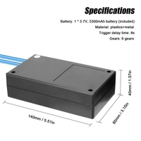 Mini machine de soudage par points réglable portative à 6 vitesses avec retard de déclenchement de 8 s pour l