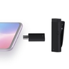 Mini émetteur-récepteur de microphone omnidirectionnel à pince Lavalier avec étui de charge Remplacement du port de type C de coupe-vent pour smartphone Android Enregistrement d