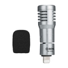 Mini micro à condensateur omnidirectionnel BOYA BY-P4D avec remplacement du port de foudre pour pare-brise pour tablettes smartphone iOS Prise de vue Vlog Interview en direct