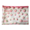 Mini mignon PVC stylo crayon sac dessin animé dossier dossier maille cosmétique