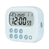 Mini minuterie de cuisine numérique Alarme de compte à rebours avec écran LCD Fonction de chronométrage positif et compte à rebours Mémoire Temps prédéfini 999 jours Compte à rebours 3 types d