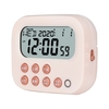 Mini minuterie de cuisine numérique Alarme de compte à rebours avec écran LCD Fonction de chronométrage positif et compte à rebours Mémoire Temps prédéfini 999 jours Compte à rebours 3 types d