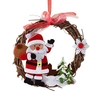 Mini Noël Brindille Guirlande Ornement Suspendu Guirlande Décoration Père Noël Bonhomme De Neige Ours Renne Décor De Noël Ornements D