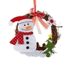 Mini Noël Brindille Guirlande Ornement Suspendu Guirlande Décoration Père Noël Bonhomme De Neige Ours Renne Décor De Noël Ornements D