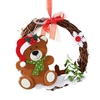 Mini Noël Brindille Guirlande Ornement Suspendu Guirlande Décoration Père Noël Bonhomme De Neige Ours Renne Décor De Noël Ornements D