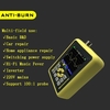 Mini oscilloscope numérique portable avec écran couleur de 2, 4 pouces,  bande passante 120M,  taux d