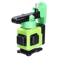 Mini outil multifonctionnel de nivellement de batterie au lithium rechargeable USB à niveau laser 3 ° avec lignes horizontales verticales