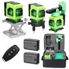 Mini outil multifonctionnel de nivellement de batterie au lithium rechargeable USB à niveau laser 3 ° avec lignes horizontales verticales