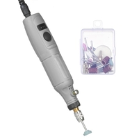 Mini outil rotatif 12 V broyeur électrique portable 5000-15000 tr / min Cutter rotatif à vitesse variable avec 24 pièces accessoires pour projets d
