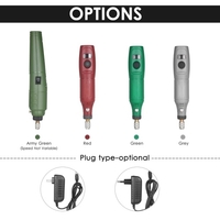 Mini outil rotatif 12 V broyeur électrique portable 5000-15000 tr / min Cutter rotatif à vitesse variable avec 24 pièces accessoires pour projets d