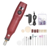 Mini outil rotatif 12 V broyeur électrique portable 5000-15000 tr / min Cutter rotatif à vitesse variable avec 24 pièces accessoires pour projets d
