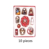 Mini pendentif suspendu ornements de sapin de Noël