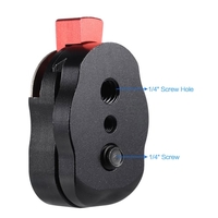 Mini plaque de dégagement rapide pour LCD moniteur Magic Arm voyant caméra caméscope Rig