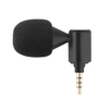 Mini Plug-in Smartphone Microphone Téléphone Mobile Micro Cardio de Prise 3.5mm TRRS Angle 90° Réglable avec 2pcs Pare-Brise pour Smartphone Diffusion en Direct Vlog Chant en Ligne