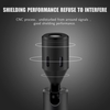 Mini Plug-in Smartphone Microphone Téléphone Mobile Micro Cardio de Prise Type-C Angle 90° Réglable avec 2pcs Pare-Brise pour Smartphone Streaming en Direct Vlog Chant en Ligne