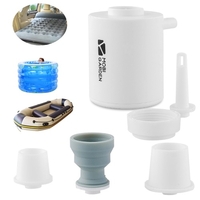 Mini pompe à air portable rechargeable USB pompe à air compacte avec batterie au Lithium 1300mAh / 3600mAh pompe à air légère