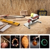 Mini ponceuse à bande affûteuse de bords électrique avec établi réglable 7 vitesse variable 10 bandes abrasives ponçage polissage rectifieuse pour bois acrylique métal