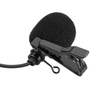 Mini Portable Clip-on revers mains libres 3.5mm externe vis serrure Jack Microphone micro pour ordinateur PC Portable