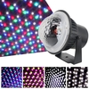 Mini projecteur AC85V-240V 5W LED Lampe LED Neige tombant lampe de scène flocon de neige