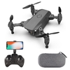 Mini quadricoptère RC avec caméra 4K avec fonction Trajectoire de vol Commande gestuelle Sac de rangement