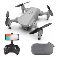 Mini quadricoptère RC avec caméra 4K avec fonction Trajectoire de vol Commande gestuelle Sac de rangement