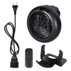 Mini radiateur électrique (noir,  avec accessoires)