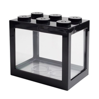 Mini réservoirs de poissons Aquarium de rangées de réservoirs empilables