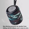 Mini sans fil BT V4.2 haut-parleur extérieur Portable Tissu Stéréo Haut-parleur Box Subwoofer avec poignée en silicone
