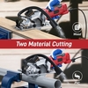 Mini scie circulaire 4, 8 A 4-1/2" Scie circulaire compacte 3500 tr/min Scies circulaires électriques avec guide de coupe au laser pour les coupes de carreaux de bois et de plastique