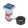 Mini Square Digital Volt-ammeter Voltammeter Ammeter Voltmeter Double LED Display Voltage & Current Meter Indicator Monitor AC Panel Meter AC60-500V AC0-100A