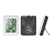 Mini Thermomètre Hygromètre Thermomètre Intérieur Numérique LCD ° C / ° F Thermomètre Hygromètre Thermomètre Hygromètre avec Support Arrière