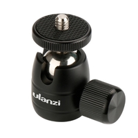 Mini tête de boule en métal 1/4 vis monter 360 ° rotatif accessoire de trépied à tête sphérique pour caméra