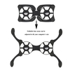 Mini USB pliable pliant portable double ventilateur Cooler Cooling Pad pour PC portable PC 7 "~ 15"