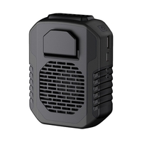 Mini ventilateur à pince à la taille avec batterie 6000 mAh mains libres portable collier ventilateur 3 vitesses ventilateur ceinture ventilateur banque d