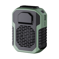 Mini ventilateur à pince à la taille avec batterie 6000 mAh mains libres portable collier ventilateur 3 vitesses ventilateur ceinture ventilateur banque d