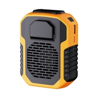 Mini ventilateur à pince à la taille avec batterie 6000 mAh mains libres portable collier ventilateur 3 vitesses ventilateur ceinture ventilateur banque d