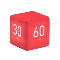Minuterie cubique Gestion du temps Étudiants Apprentissage Minuterie Affichage LED Opération simple 15/20/30/60 minutes Rappel du compte à rebours pour l