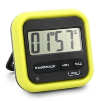 Minuterie de cuisine chronomètre numérique avec alarme forte Grand écran LCD compte à rebours ou compte à rebours pour cuisiner douche salle de bain salle de classe pour enfants