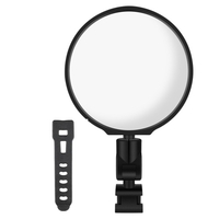 Miroir de bicyclette Affichage arrière à grand angle convexe Miroir rotatif de barre de poignée